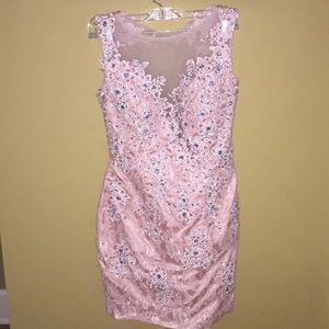 Pink formal and homecoming dress
